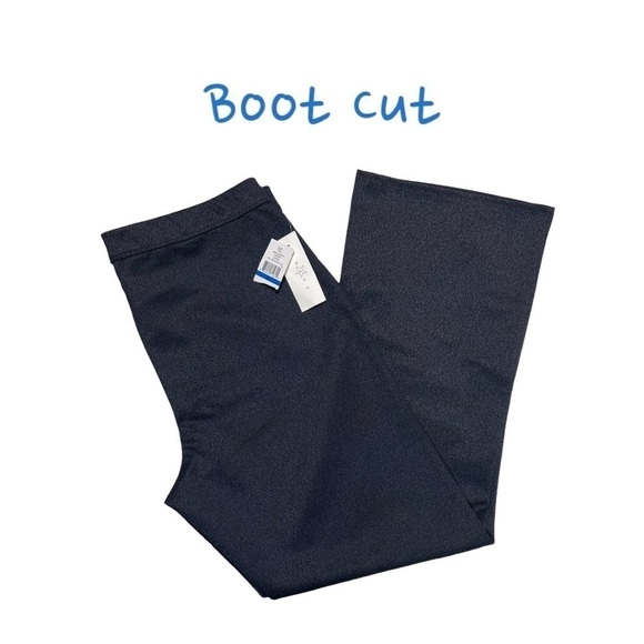 Fever (NWT)Denim Look Boot Cut Elastic waist pants Size XL - Picture 1 of 7